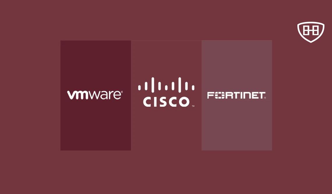 Cisco, Fortinet y VMware
